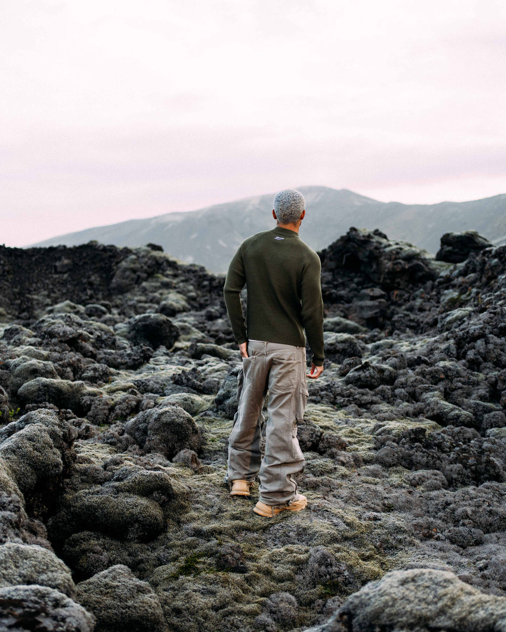 Woodland ribbed knit
