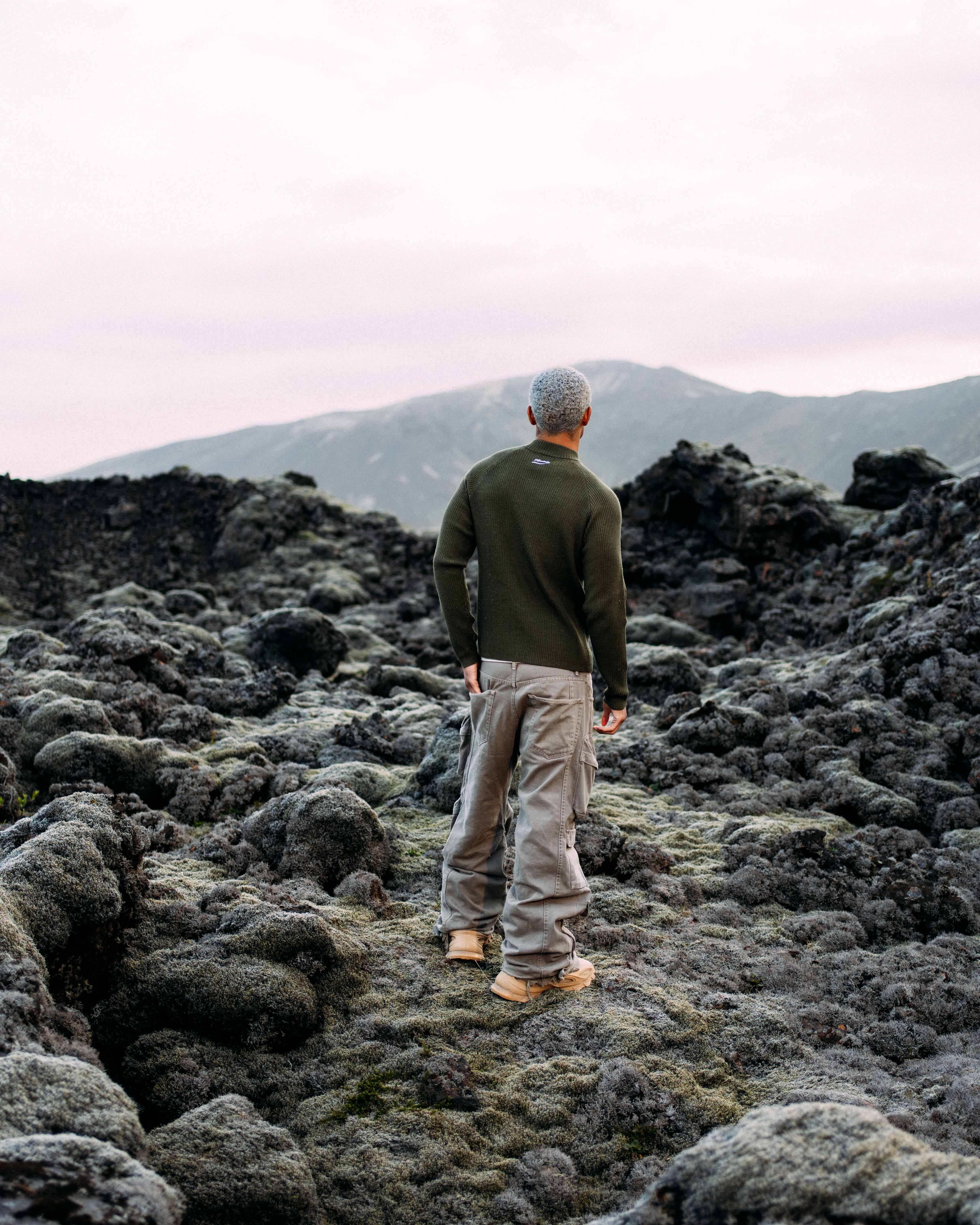 Woodland ribbed knit
