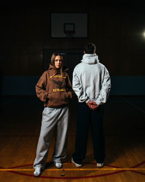 Brown Collegiate Hoodie - MR