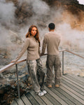 Dune ribbed knit