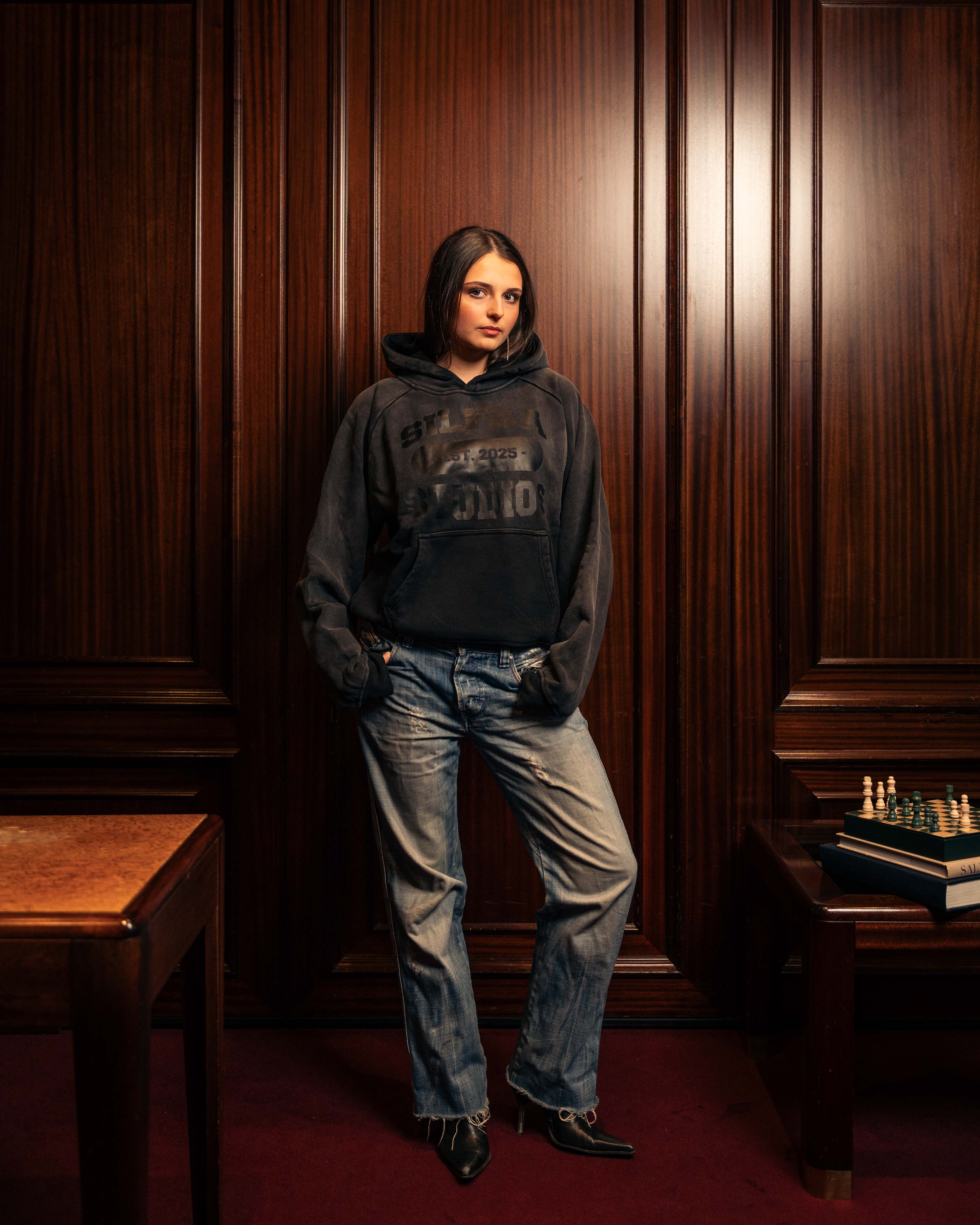 Sunfaded Varsity Hoodie